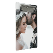 Voeg je eigen aangepaste foto dubbelzijdig toe mini klembord (Schuin)