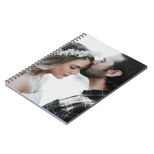 Voeg je eigen aangepaste foto dubbelzijdig toe notitieboek (Linkerzijde)