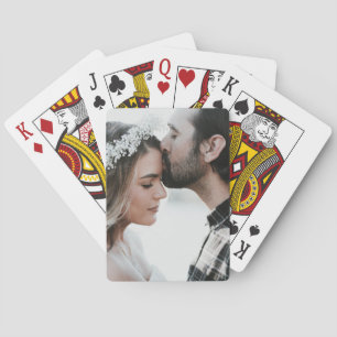 Voeg je eigen aangepaste foto dubbelzijdig toe pokerkaarten