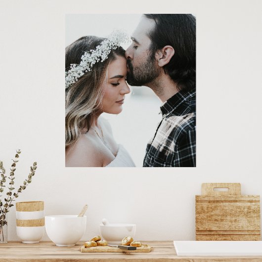 Voeg je eigen aangepaste foto dubbelzijdig toe poster (Keuken)