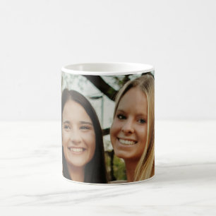 Voeg Je Eigen Aangepaste Foto Zusters Beste Vriend Koffiemok