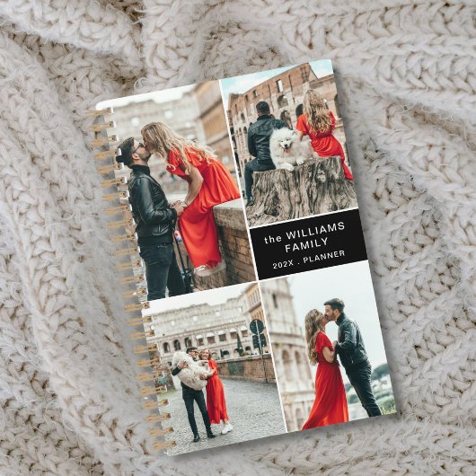 Voeg je eigen aangepaste fotocollage toe 4 planner