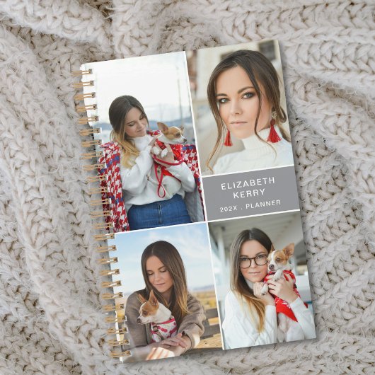 Voeg je eigen aangepaste fotocollage toe 4 planner