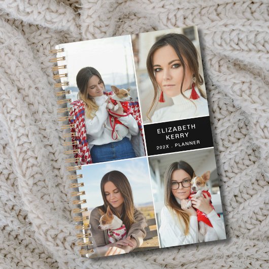 Voeg je eigen aangepaste fotocollage toe 4 planner