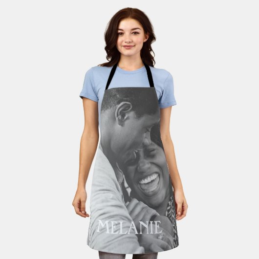 Voeg je eigen aangepaste fotoplatform toe schort (Gedragen)