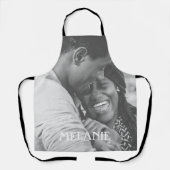 Voeg je eigen aangepaste fotoplatform toe schort (Voorkant)