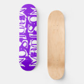 Voeg Je Eigen Aangepaste Naam Persoonlijke Paars Persoonlijk Skateboard (Voorkant)