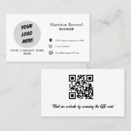 Voeg je eigen aangepaste pictogrammen logo creatie visitekaartje
