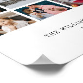 Voeg je eigen aangepaste reeks 9 fotocollage toe poster (Hoek)