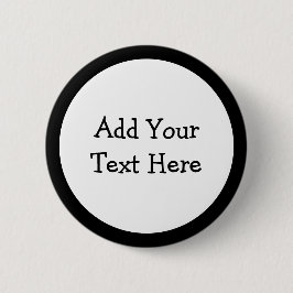 Voeg je eigen aangepaste tekst toe aan dit ronde button 5,7 cm