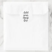 Voeg je eigen Afbeelding aanpasbare sticker toe (Tas)
