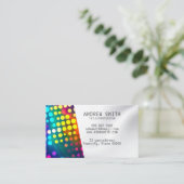 Voeg je eigen afbeelding braille Visitekaartje toe (Staand voorkant)