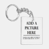 Voeg je eigen Afbeelding en tekst toe aan dit Sleutelhanger (Voorkant Links)