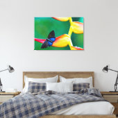 Voeg je eigen Afbeelding foto template aangepaste Canvas Afdruk (Insitu (Slaapkamer))