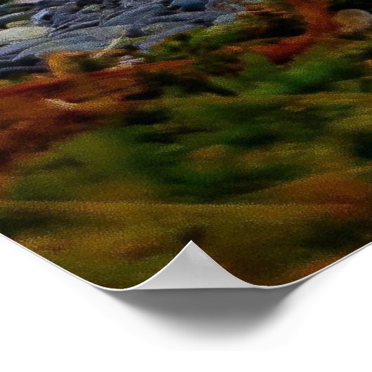 Voeg je eigen Afbeelding foto template aangepaste Poster (Hoek)