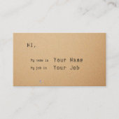 Voeg je eigen afbeelding hihello Visitekaartje toe (Voorkant)