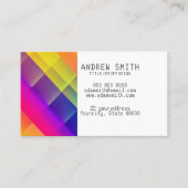 Voeg je eigen afbeelding lenticulaire Visitekaartj Visitekaartje (Voorkant)