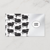 Voeg je eigen afbeelding moo Visitekaartje toe (Achterkant)