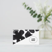 Voeg je eigen afbeelding moo Visitekaartje toe (Staand voorkant)