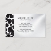 Voeg je eigen afbeelding moo Visitekaartje toe (Achterkant)