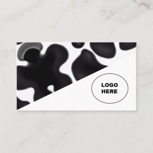 Voeg je eigen afbeelding moo Visitekaartje toe (Voorkant)