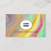 Voeg je eigen afbeelding opaal Visitekaartje toe (Voorkant)