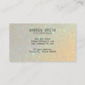 Voeg je eigen afbeelding opaal Visitekaartje toe (Achterkant)