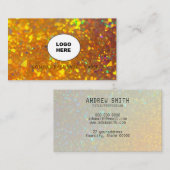 Voeg je eigen afbeelding opaal Visitekaartje toe (Voorkant / Achterkant)