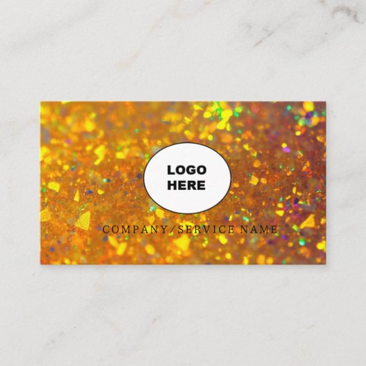 Voeg je eigen afbeelding opaal Visitekaartje toe (Voorkant)