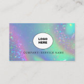 Voeg je eigen afbeelding opaal Visitekaartje toe (Voorkant)