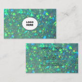 Voeg je eigen afbeelding opaal Visitekaartje toe (Voorkant / Achterkant)