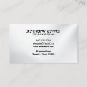 Voeg je eigen afbeelding realty Visitekaartje toe (Achterkant)