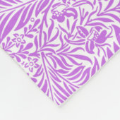 Voeg je eigen afbeelding schattig patroon wit en p fleece deken (Hoek)