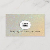 Voeg je eigen afbeeldingen fluwelen Visitekaartje  (Voorkant)