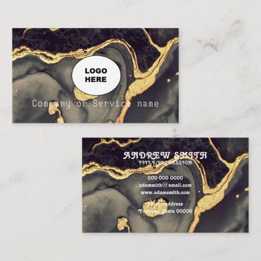 Voeg je eigen afbeeldingen fluwelen Visitekaartje  (Voorkant / Achterkant)