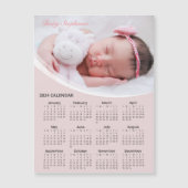 Voeg je eigen Baby Photo 2024 kalender toe | Magne (Voorkant)