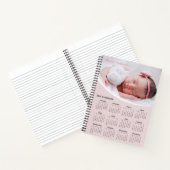 Voeg je eigen Baby Photo 2024 kalender toe | NOTIT Notitieboek (Binnen)