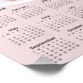 Voeg je eigen Baby Photo 2024 kalender toe | POSTE Poster (Hoek)