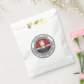 Voeg je eigen bedrijf toe logo bedankzakje (Gezegeld)