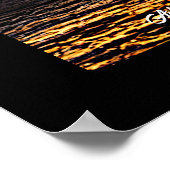 Voeg je eigen bericht bruin-piraatzeilschip toe poster (Hoek)