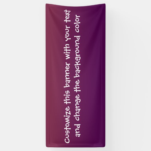 Voeg je eigen berichtbanner toe spandoek (Verticaal)