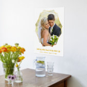 Voeg je eigen bruiloft toe Foto Real Gold Foil pri Folie Afdrukken (Laag (Keuken))