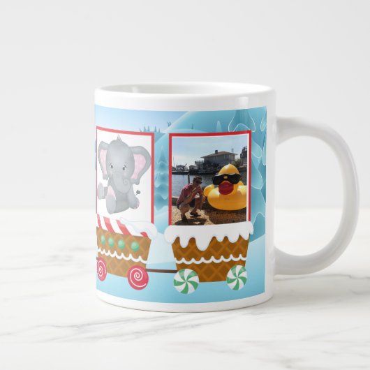 Voeg je eigen cadeautje voor kerstcadeautjes toe a grote koffiekop (Rechts)