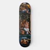 Voeg Je Eigen DIY 3 Foto Collage Aangepast Toe Persoonlijk Skateboard (Voorkant)