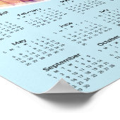 Voeg je eigen familiefoto 2024 kalender toe | POST Poster (Hoek)