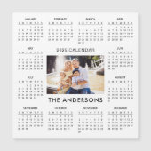 Voeg je eigen familiefoto 2025 kalender toe | Magn (Voorkant)