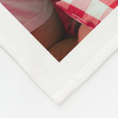 Voeg je eigen familiefoto's DYI Collage Sjabloon t Fleece Deken (Hoek)