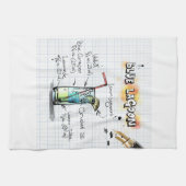 Voeg je eigen favoriete drink recept barman balk t theedoek (Horizontaal)