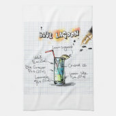 Voeg je eigen favoriete drink recept barman balk t theedoek (Verticaal)