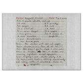 Voeg je eigen favoriete recept toe aan de maatstaf snijplank (Voorkant)